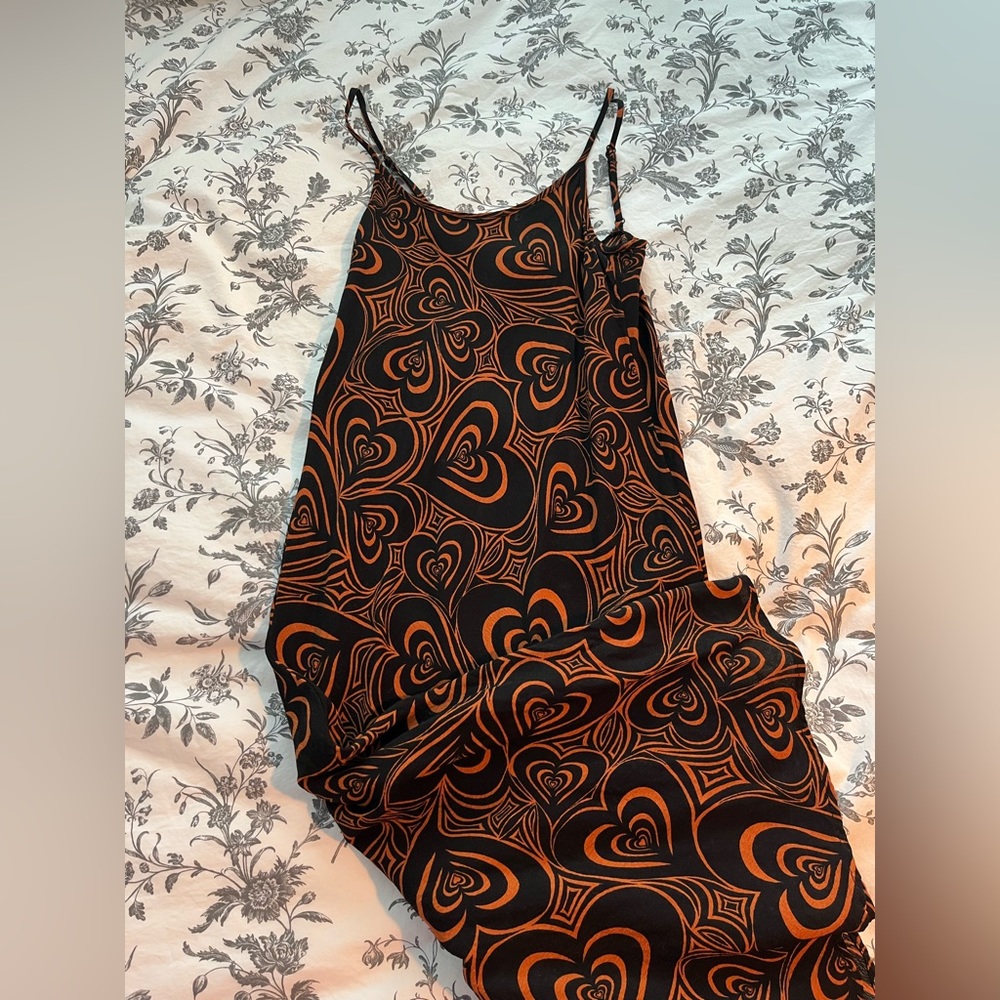 Lisa Says Gah Wild Hearts Midi Slip Dress